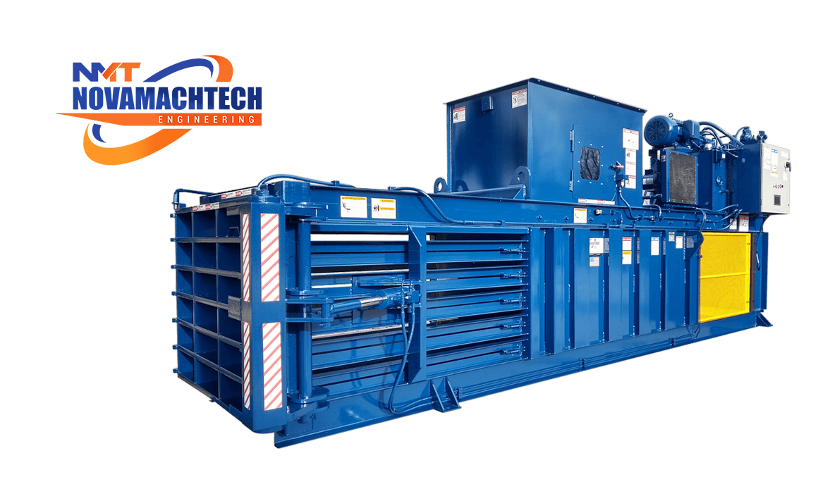 Cardbod Horizontal Baler Press Machine